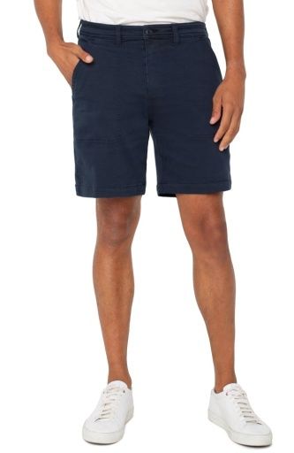 MODERN FIT TWILL SHORT 8" INSEAM, Colour: navy, Season: s25, Size: 38