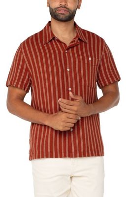 LIVERPOOL BUTTON UP SHORT SLEEVE SHIRT/SAFFRON