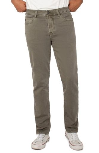 KINGSTON MODERN STRAIGHT COLORED DENIM 34" INSEAM, Colour: pewter green, Size: 34/34