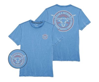FLAG & ANTHEM LONGHORN SS PERFORMANCE TEE