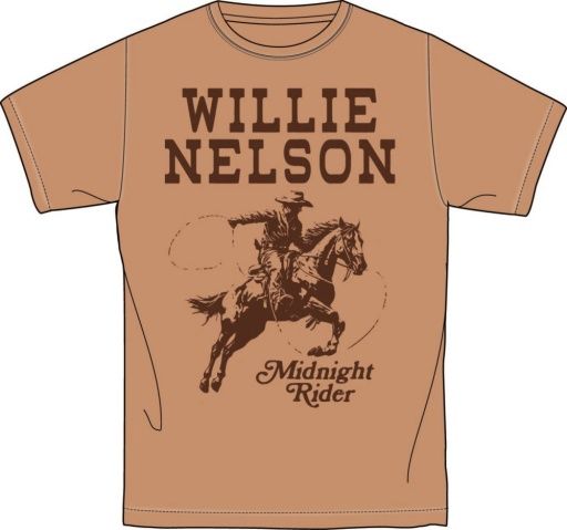 AMERCIAN NEEDLE WILLIE NELSON T-SHIRT, Size: MED