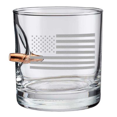 BENSHOT US FLAG ROCKS GLASS