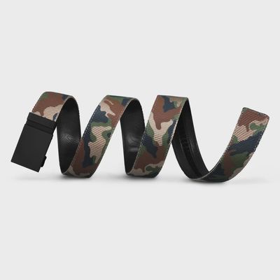 Matte Black 40mm Buckle, Camo 1.5" Nylon,