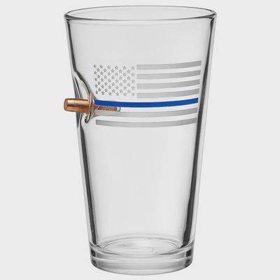 BENSHOT THIN LINE PINT GLASS 16OZ