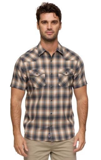 FLAG & ANTHEM BRECKENRIDGE SS PERFORMANCE WESTERN SHIRT, Size: M