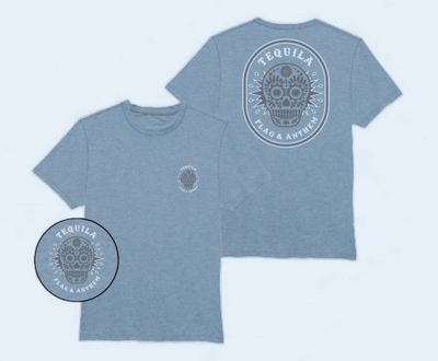 FLAG & ANTHEM SPIKED SUGAR SKULL TEQUILA SS PERFORMANCE TEE