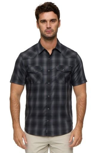 FLAG & ANTHEM BLUFFS SS PERFORMANCE WESTERN SHIRT, Size: M