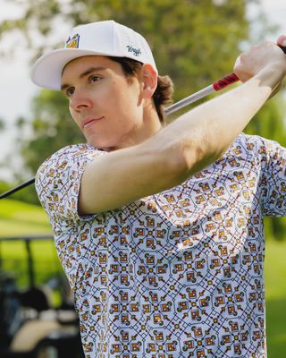 WAGGLE MEN'S GOLF POLOS
