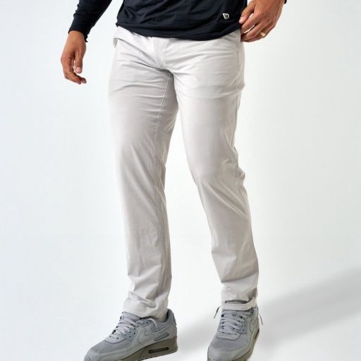 BURLEBO PERFORMANCE PANTS, Colour: STONE GREY, Size: Small