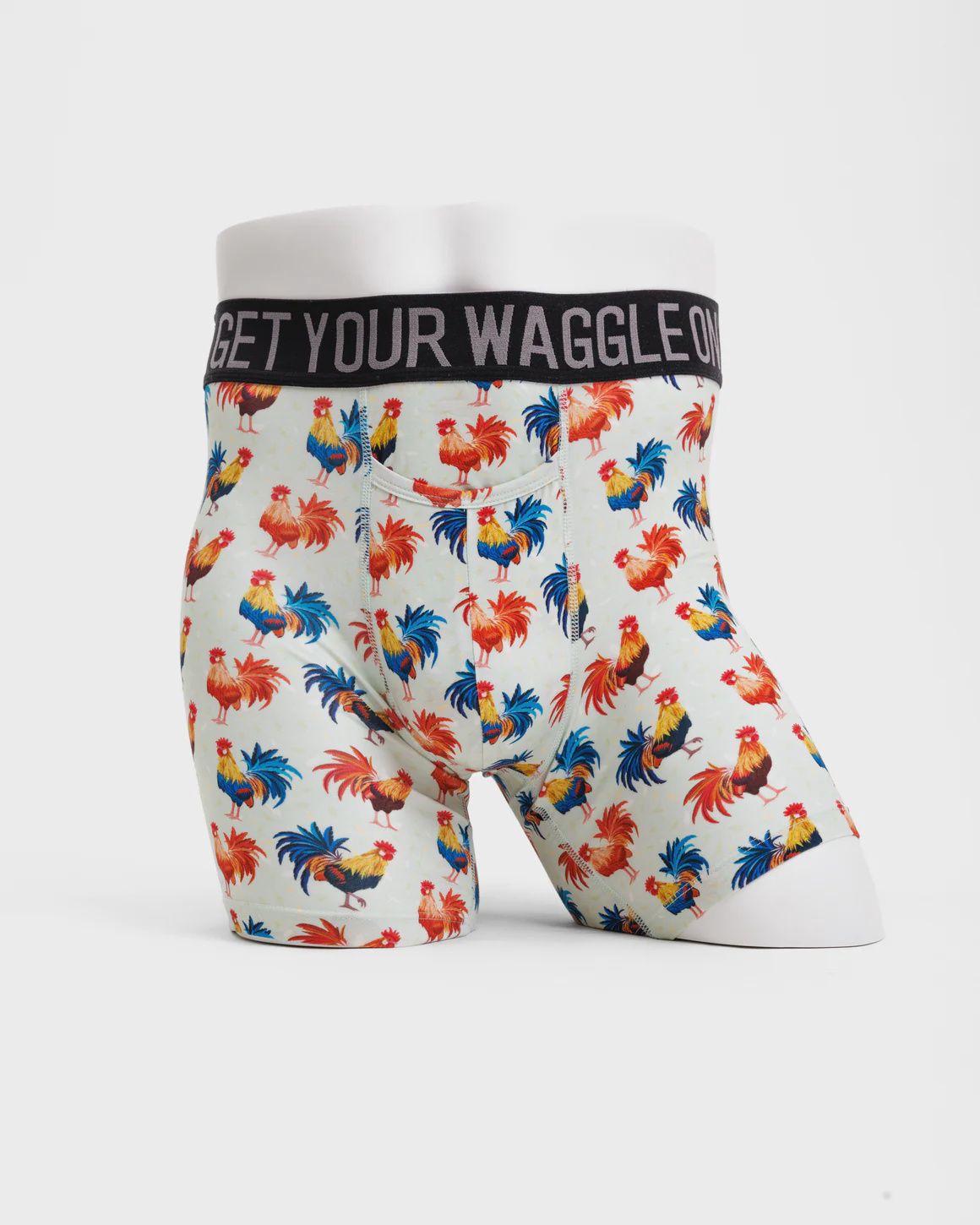 Caddie Boxer Briefs, Size: S, color: Cocky Rooster