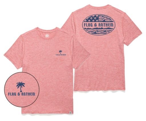 AMERICANA PALM FLAG PERFORMANCE SS TEE, Size: S
