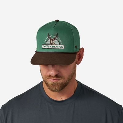 CAP - GOD'S CREATION - GREEN & BROWN BILL