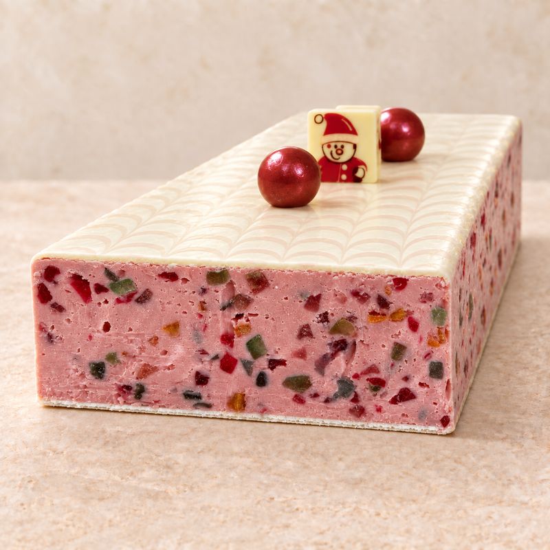 Turrón de fresa.