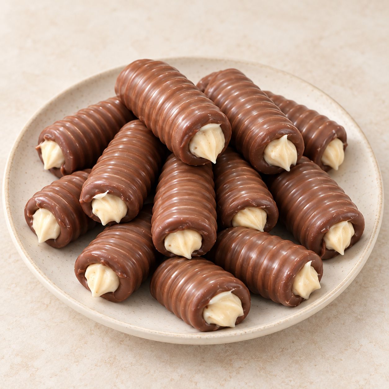 Huesitos de chocolate y avellana.