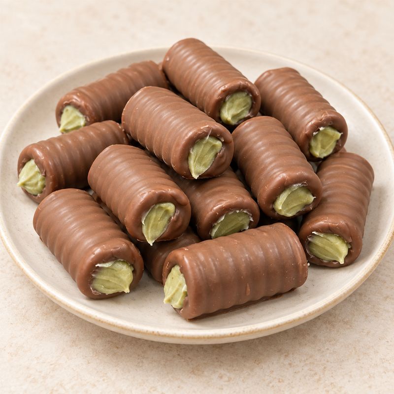 Huesitos de Pistacho y chocolate con leche. Huesitos de Pistacho y chocolate con leche.