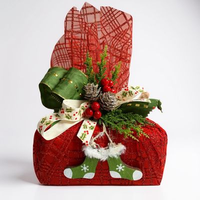 Estuche Ferrero Rocher decorado de Navidad