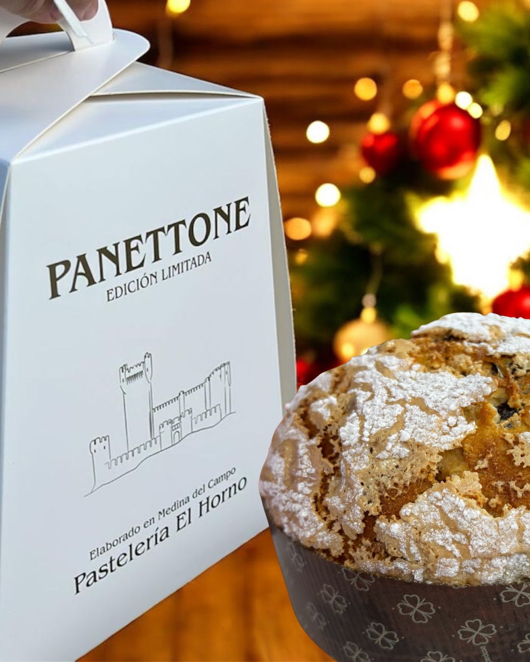 Panettone de Pistacho con Limón confitado.