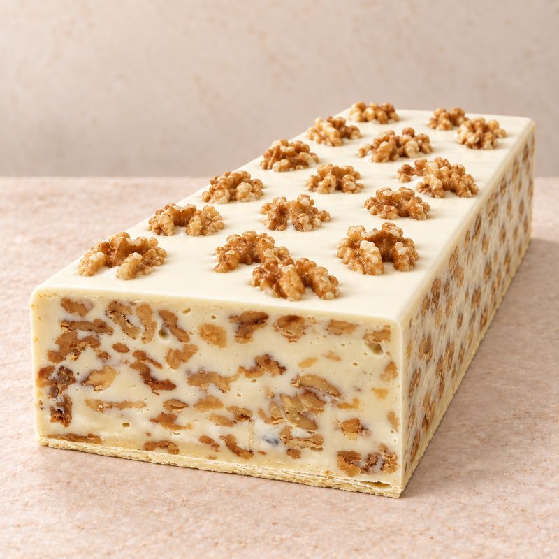 Turrón de Nata-Nuez.