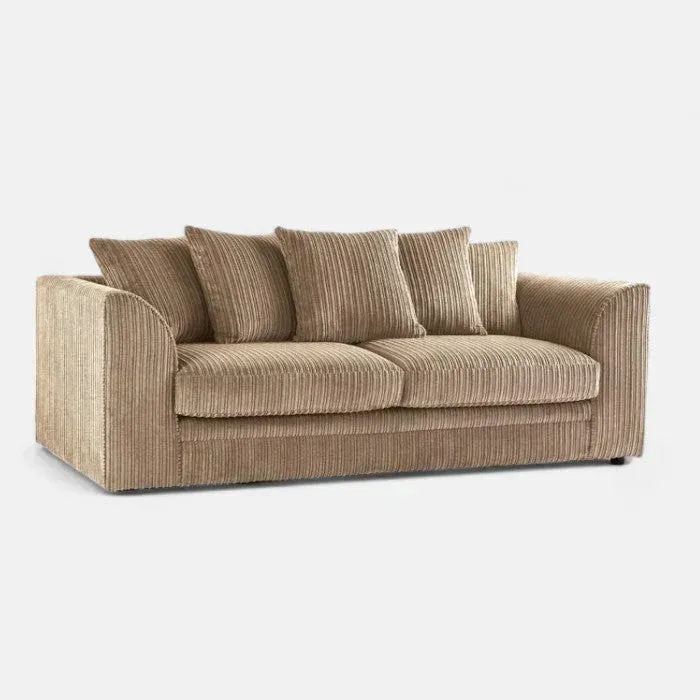 Manny 3 Seater Jumbo Cord Sofa