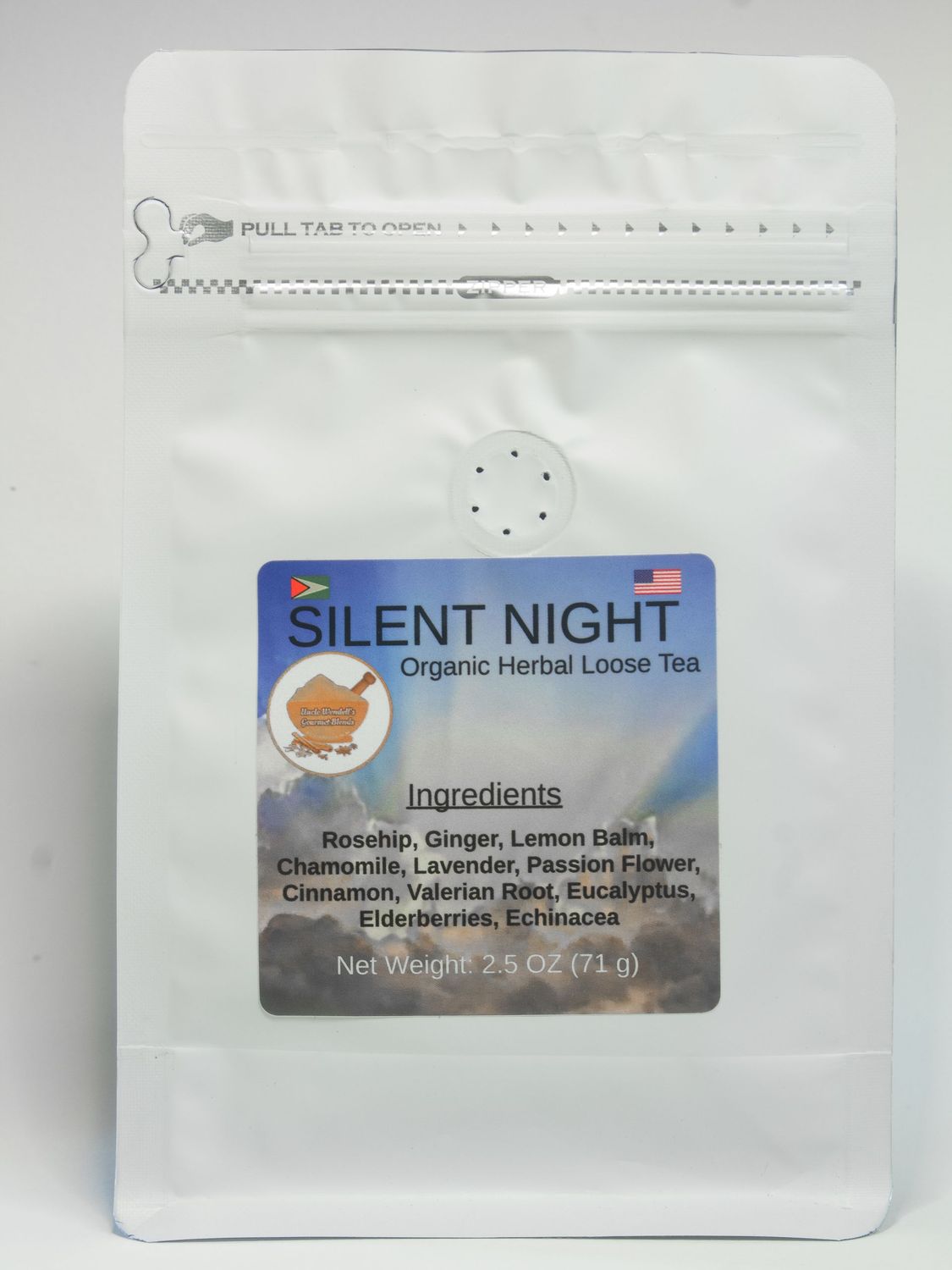Uncle Wendell's Silent Night Organic Herbal Loose Tea (2.5 OZ)