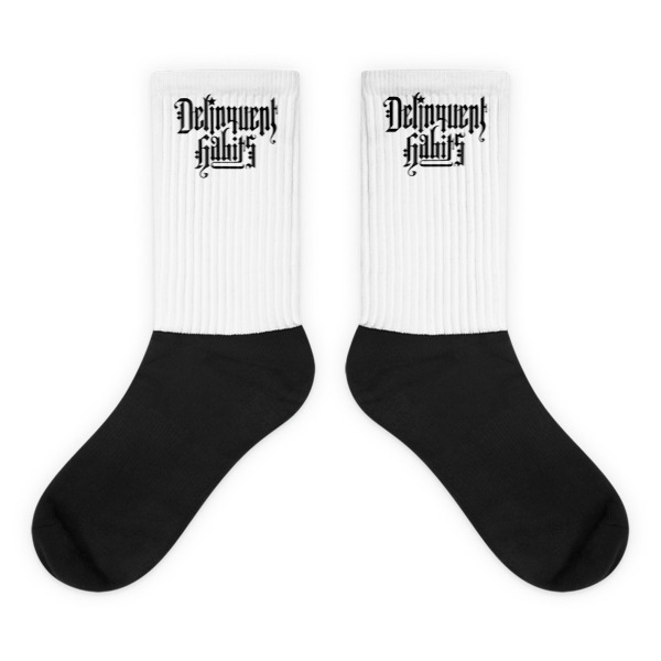 DELINQUENT LOGO - Socks A-1996-02