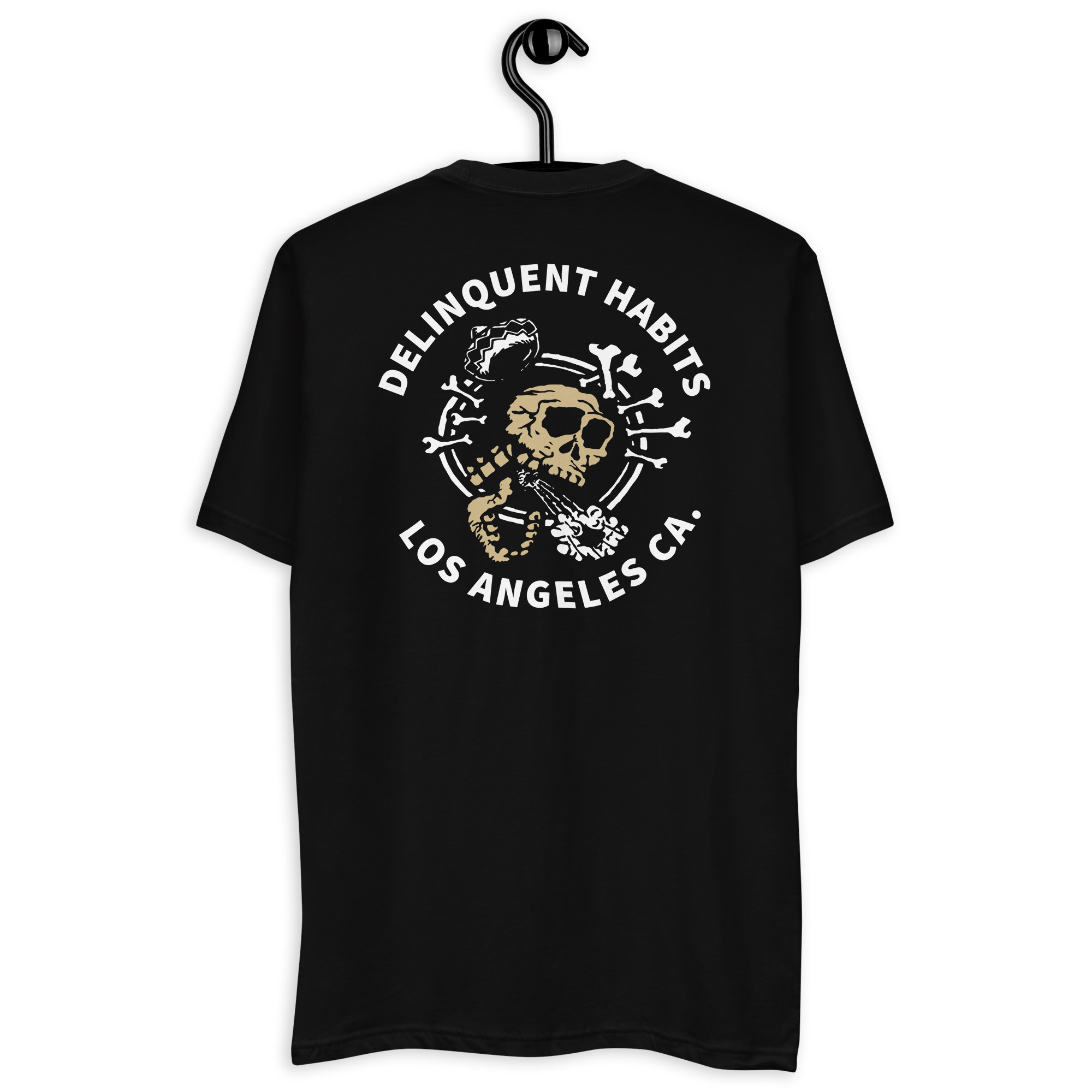 DH Skull Logo - Gold - Short Sleeve T-shirt