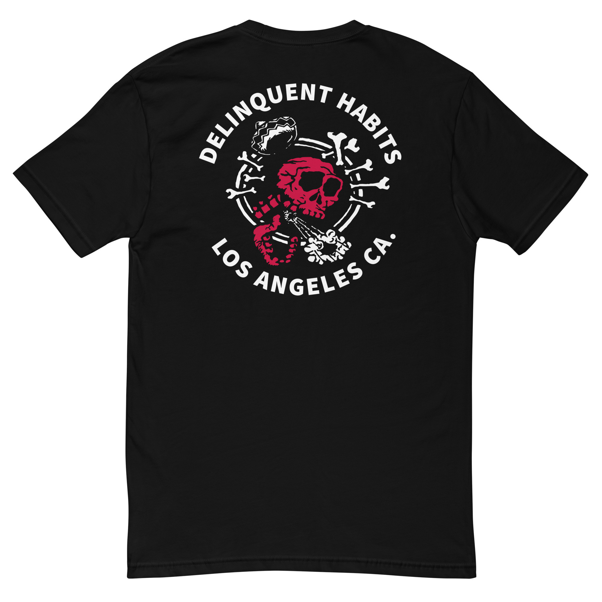 DH Skull Logo - Red - Short Sleeve T-shirt