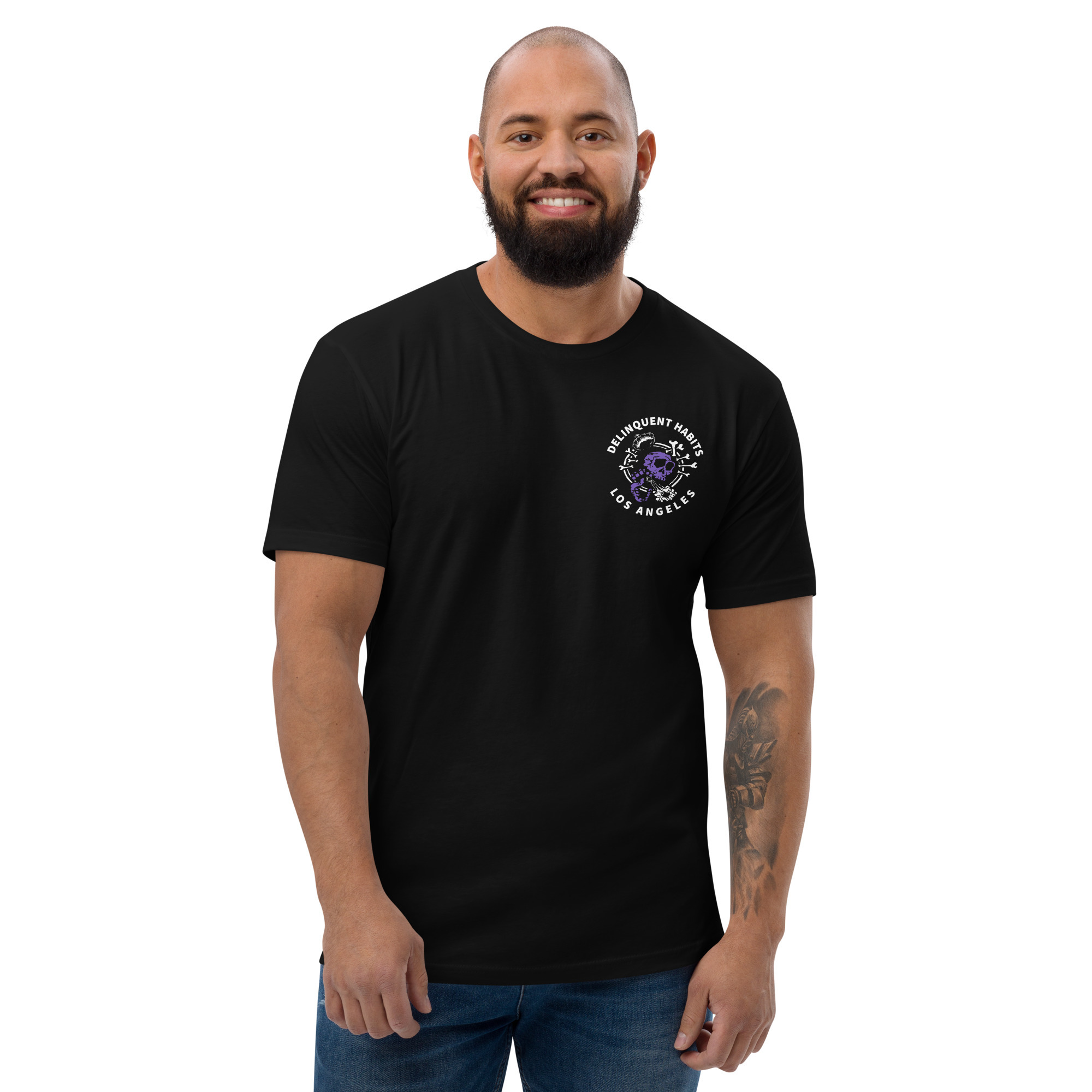 DH Skull Logo - Rebel Purple - Short Sleeve T-shirt