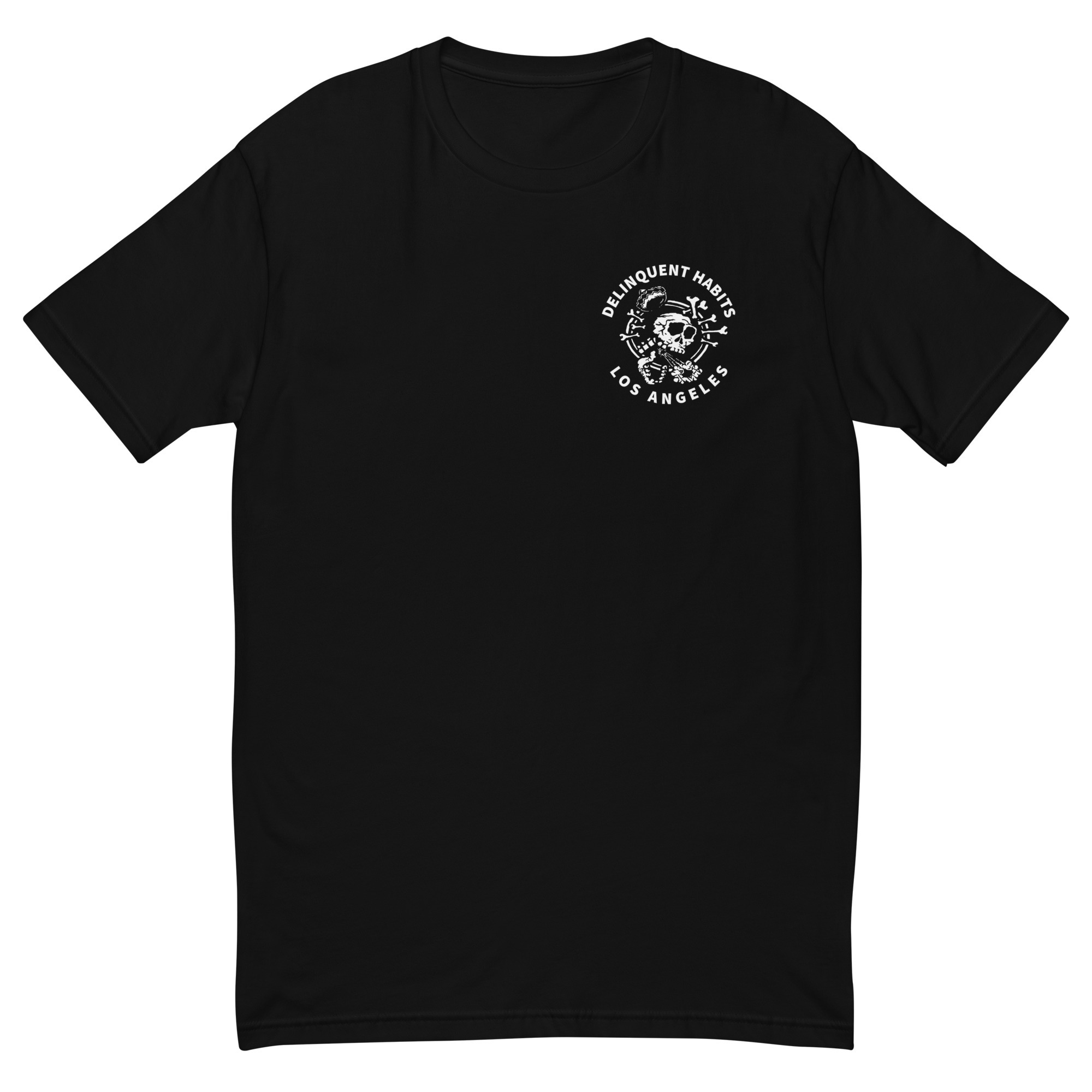 DH Skull Logo - White Ink - Short Sleeve T-shirt 00102