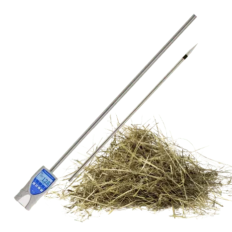 Schaller humimeter FL2 Feuchtemessgerät für Heu und Stroh in der Landwirtschaft, robust und präzise.