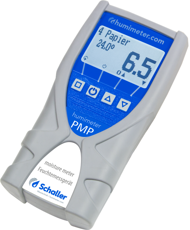 humimeter PMP Messgerät zur absoluten Bestimmung des Wassergehalts von Papier und Vollkarton am Sta…