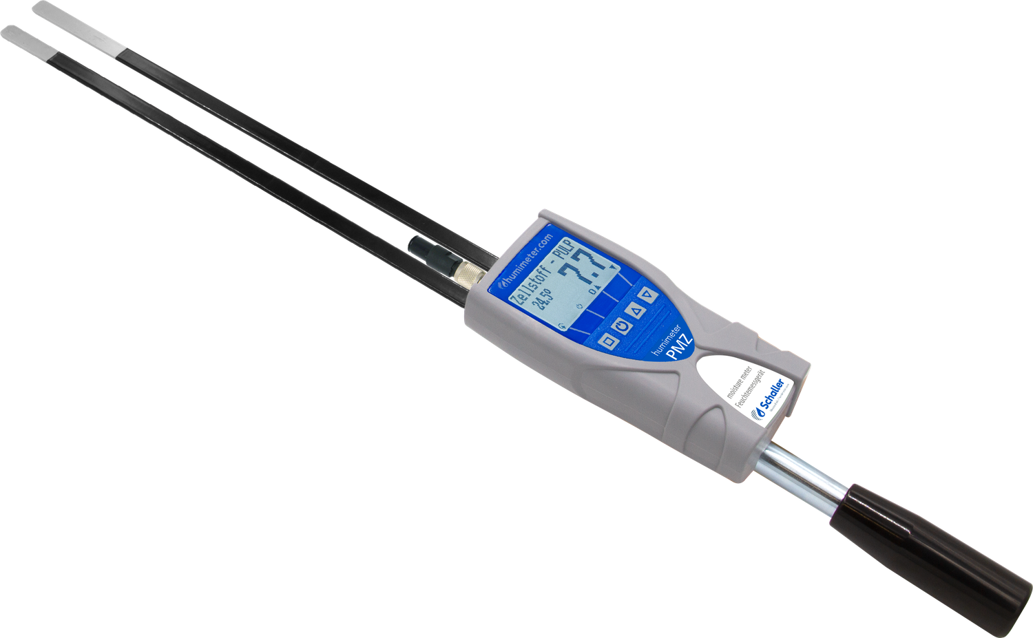 humimeter PMZ Zellstofffeuchte-Messgerät zur absoluten Wassergehaltsbestimmung von Zellstoffblätter…