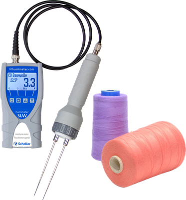 humimeter SLW zur Wassergehaltsbestimmung von Textilien