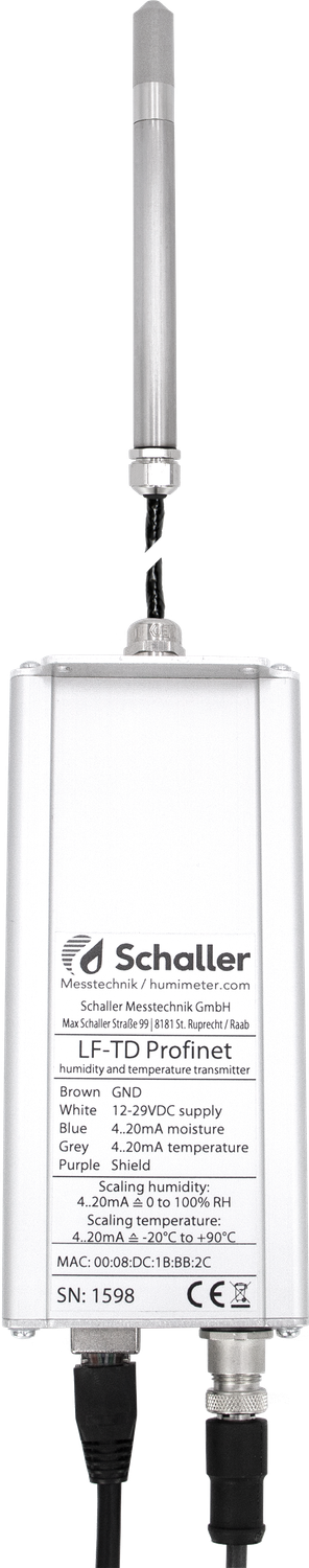 LF-TD Profinet Digitaler Feuchte-Temperaturtransmitter mit Profinet-Schnittstelle