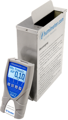 humimeter FS4.2 Materialfeuchtemessgerät für Granulate, Streusalz, Speisesalz und Meersalz