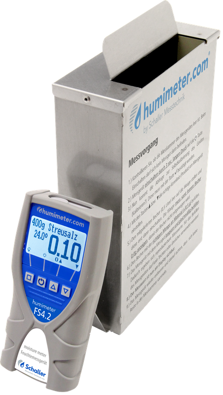 humimeter FS4.2 Materialfeuchtemessgerät für Granulate, Streusalz, Speisesalz und Meersalz
