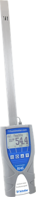 humimeter RH6 Papierfeuchtemessgerät zur Feuchtigkeitsbestimmung in Papierstapeln.