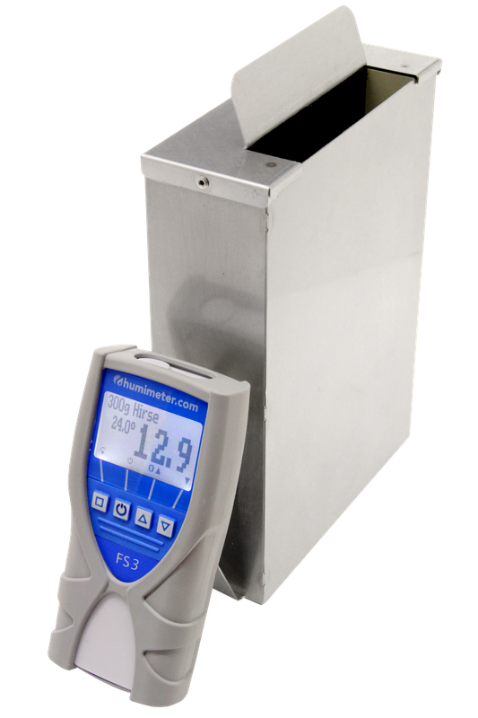 humimeter FS3 Lebensmittel- und Genussmittelfeuchtemessgerät Schaller humimeter FS3 Feuchtemessgerät für sekundenschnelle Messung von Getreide, Lebensmittel und…