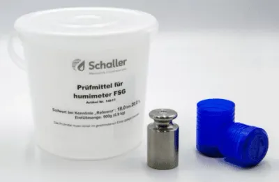 ISO für humimeter FSG - Prüfmittel und Eichgewicht