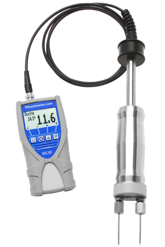 humimeter WLW Holz-Feuchtemessgerät Schaller humimeter WLW Holzfeuchtemessgerät für Sägewerke und Holzbau, präzise Messung in der Holzi…