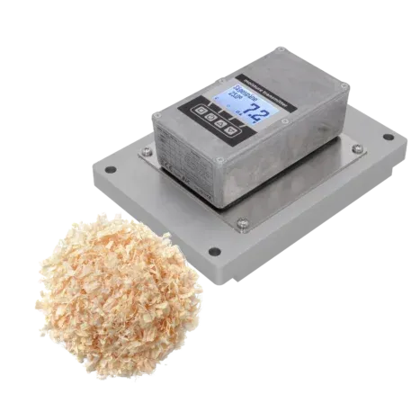 Fertig kalibriertes System zur Zur Wassergehaltsbestimmung von Sägespänen und Hobelspäne für humime…