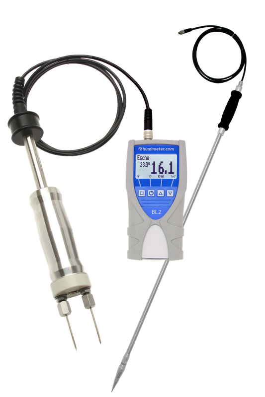 humimeter BL2 Universal-Biomasse-Wassergehalt-Feuchtemessgerät Schaller humimeter BL2 Universal-Feuchtemessgerät für Hackschnitzel und Holzfeuchte in Landwirtscha…