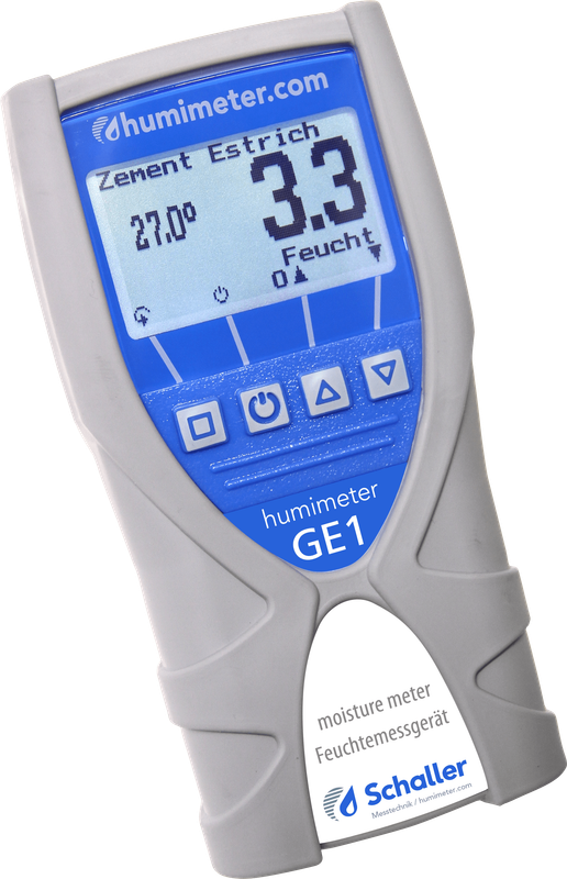 humimeter GE1 Estrich & Beton Feuchtemessgerät Schaller Humimeter GE1 Feuchtemessgerät für präzise Messung von Estrich und Beton in der Bauindustr…