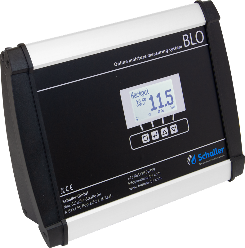Schaller humimeter BLO Online-Feuchtemessgerät für Echtzeit-Messung von Hackgut in der Holzindustri…
