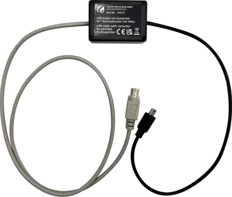 USB-Kabel mit KonverterUSB Kabel mit Konverter für mobilen Thermodrucker