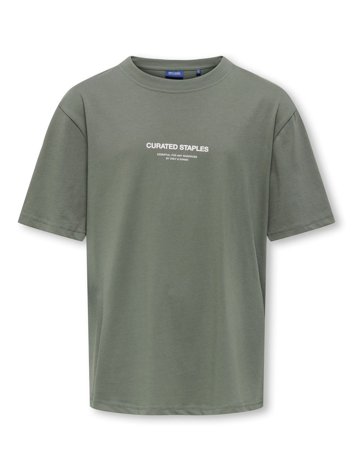 OSJCURATED RLX PRINT SS TEE VD OSJCURATED RLX PRINT SS TEE VD, Kleur: Castor Gray, Maat: 146/152