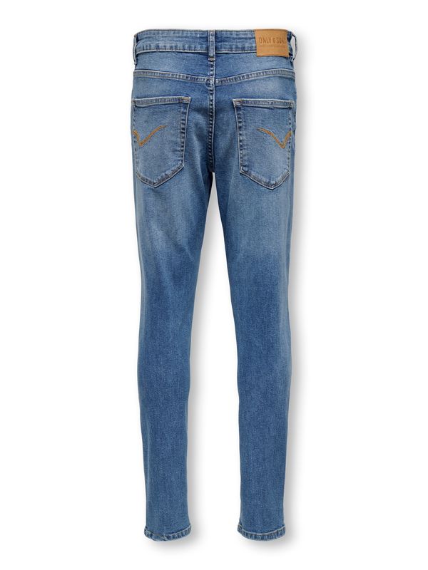 Only &amp; Sons Junior Jeans Yoke –  Middelblauw