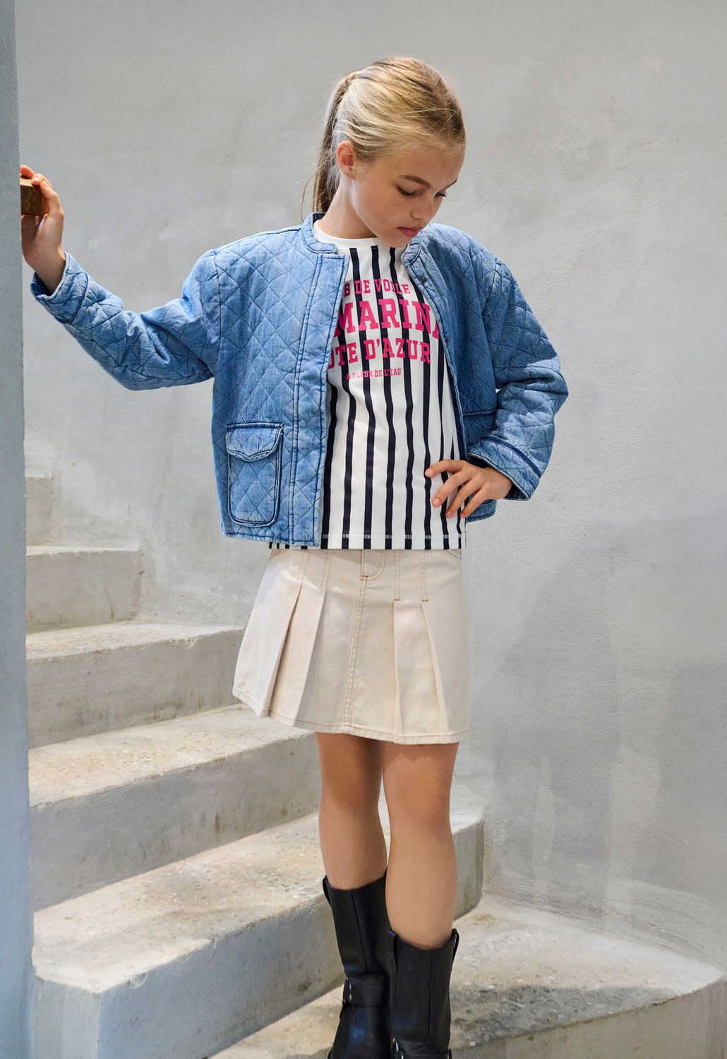 Only Girls Jack Hallie Denim – Lichtblauw, Kleur: Light Blue Denim, Maat: 140