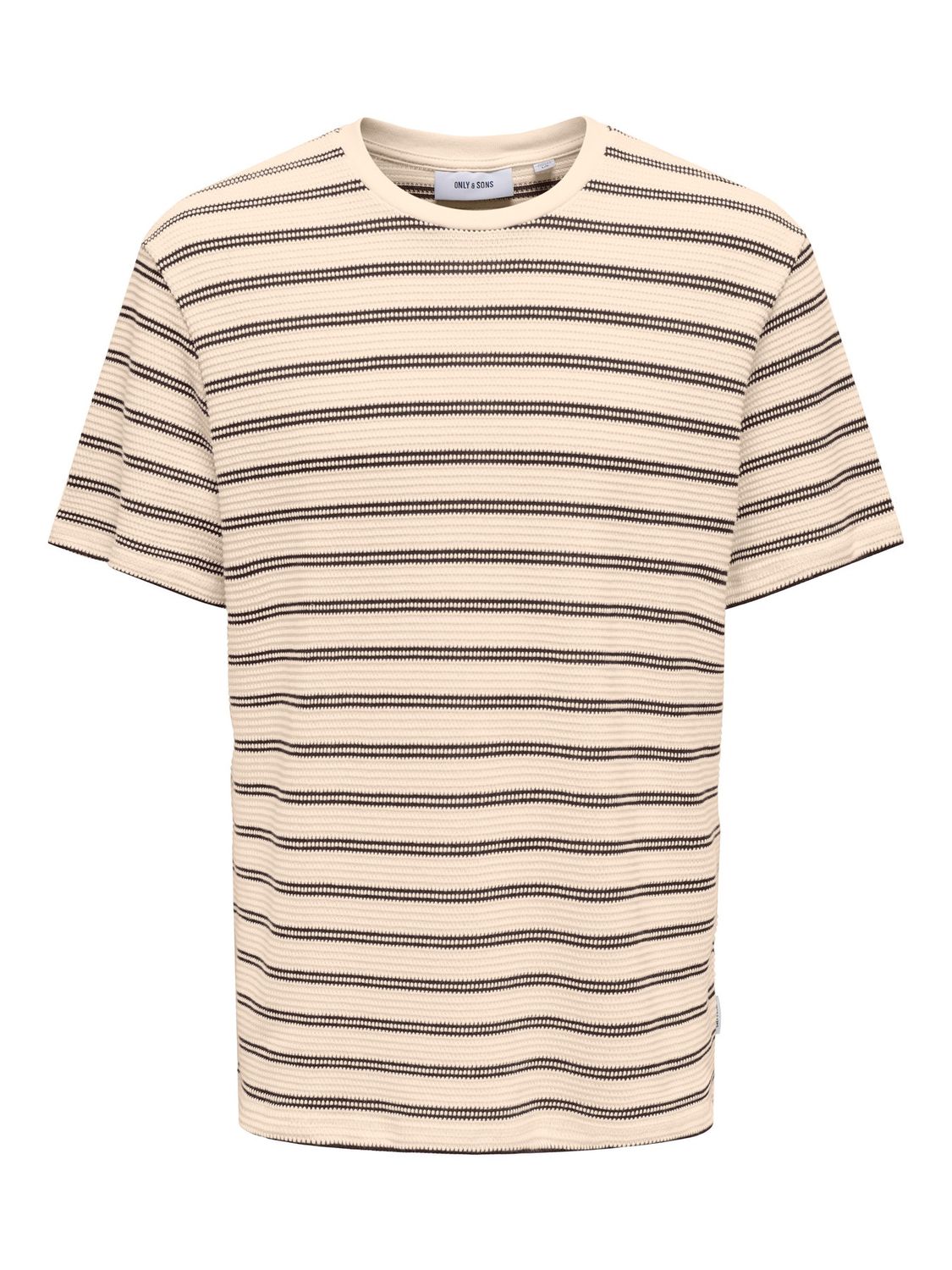 Only &amp; Sons T-shirt Onsian, Kleur: Coffee Bean, Maat: L