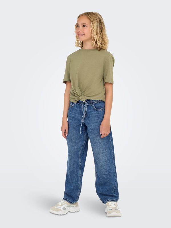 Only Girls Straight Jeans Gianna - Blauw
